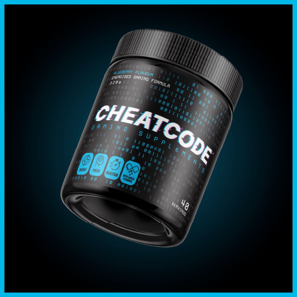 ENERGISED BLUEBERRY GAMING FORMULA & STEEL SHAKER COMBO